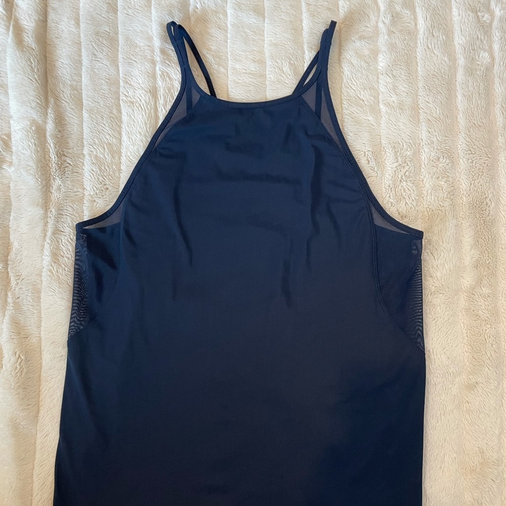 Lululemon mesh tank navy
